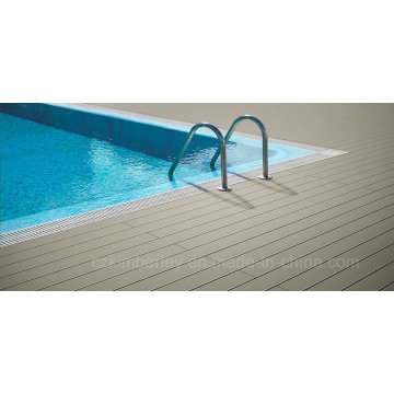 Recycled Solid Wood Plastic Composite Flooring Environmentally Friendly WPC Decking Laminate Flooring